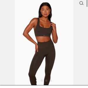 SETACTIVE SculptFlex Leggings and Sports Bra in Espresso